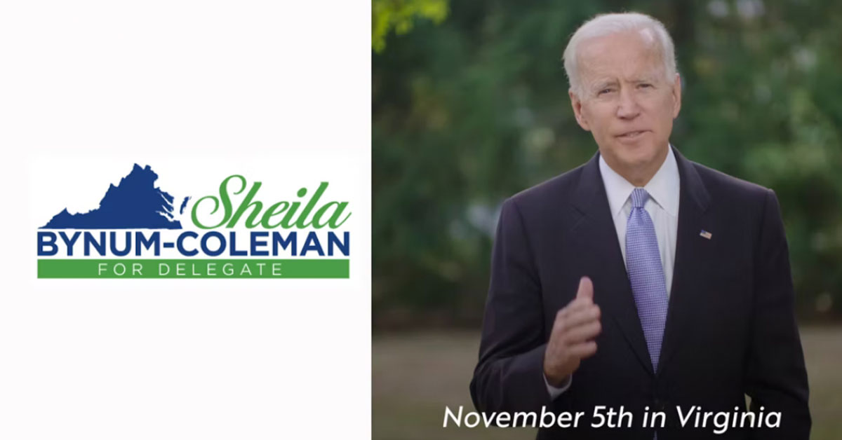 Joe Biden “Vote Coleman”